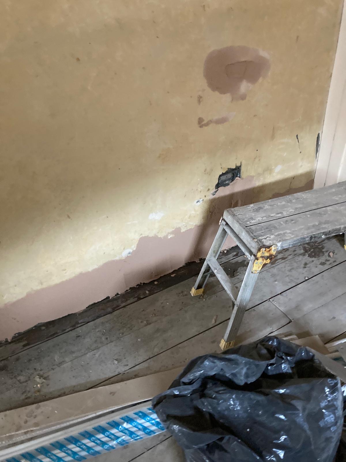Plastering project by VW Building Services